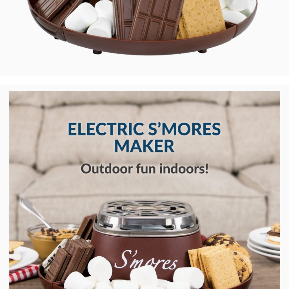 Nostalgia Electric S'mores Maker, New in box